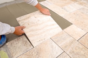 placing tiles